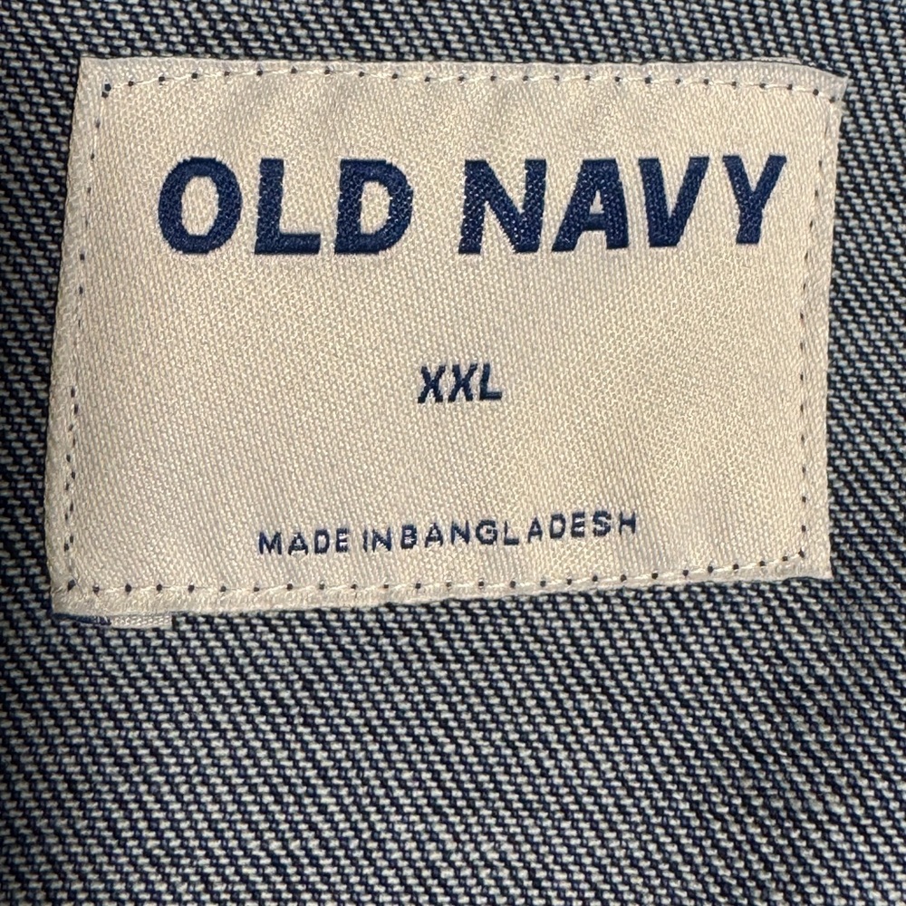 Old Navy Blue Denim Jacket XXL - Picture 8 of 9